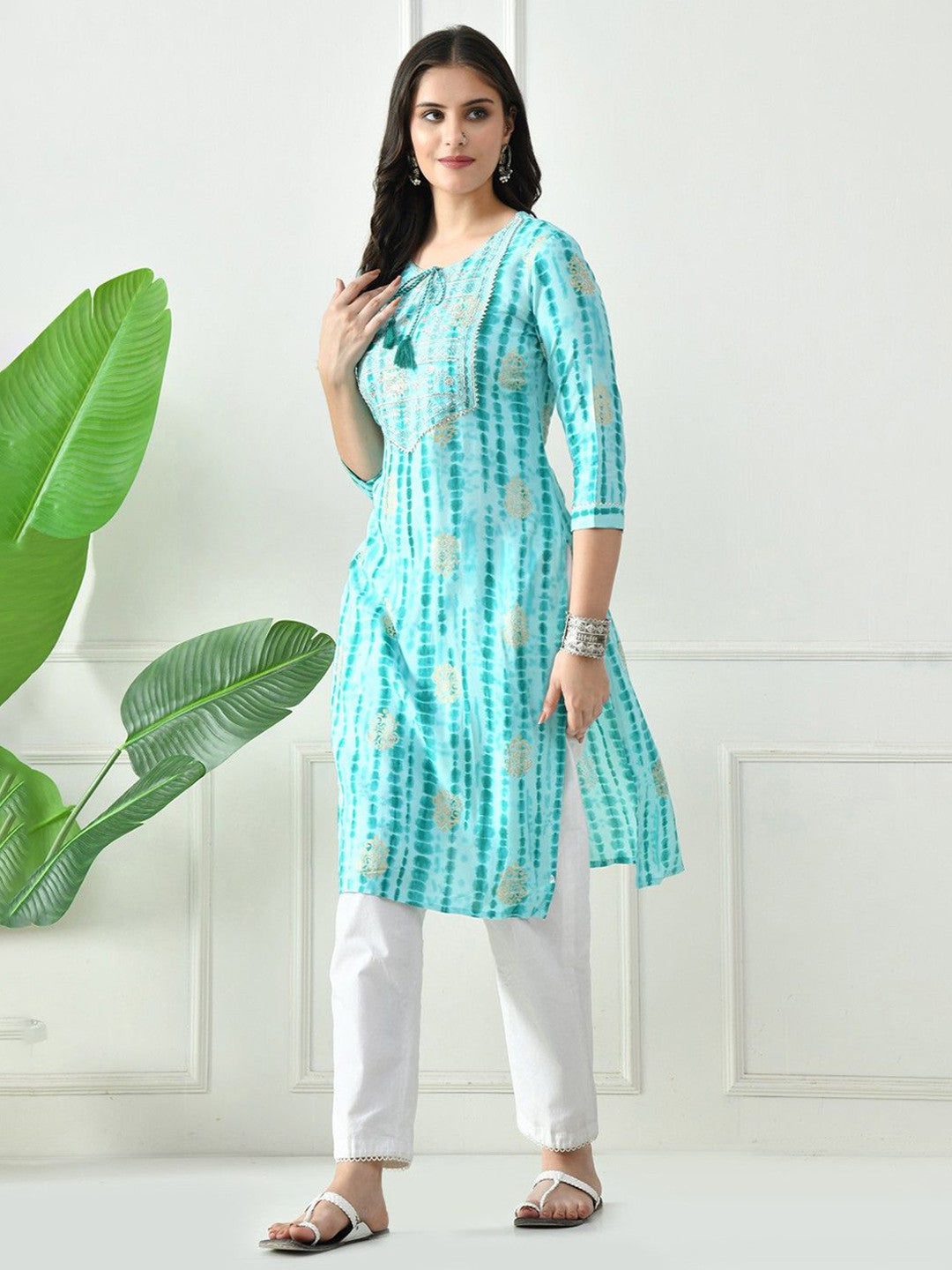 Women Ethnic Motifs Printed Daily Cotton A-Line Kurta