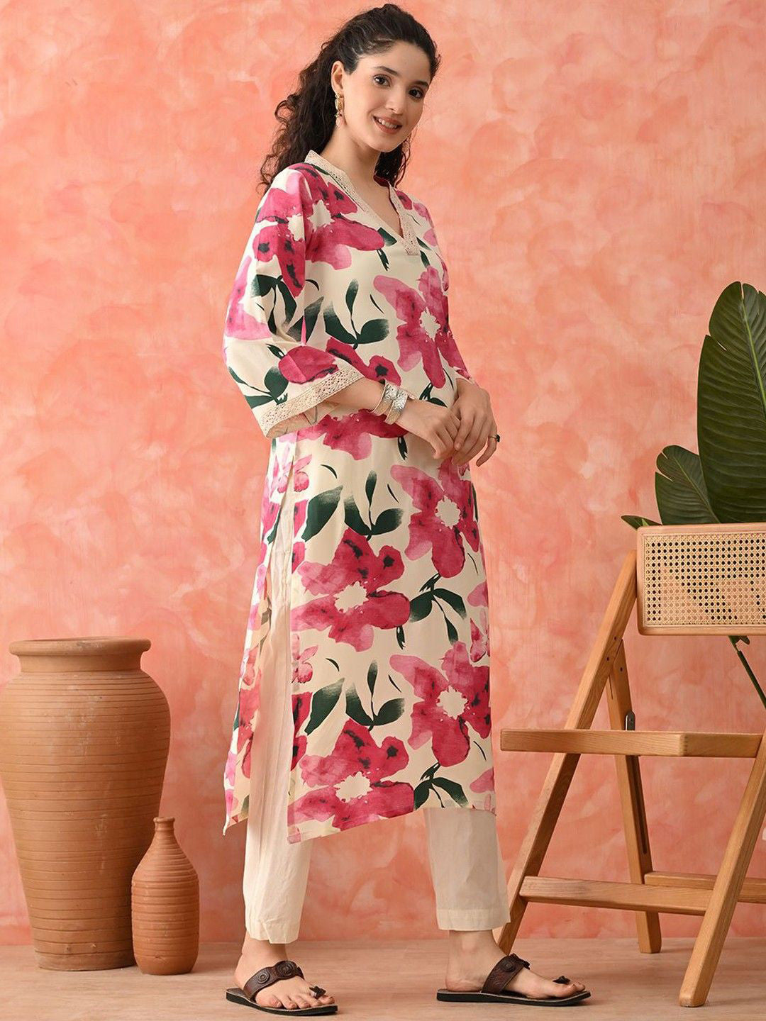 Women Floral Printed Kurta