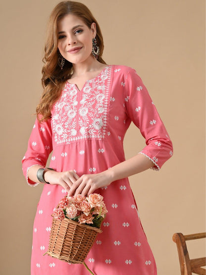 Women Ethnic Motifs Printed Daily Cotton A-Line Kurta