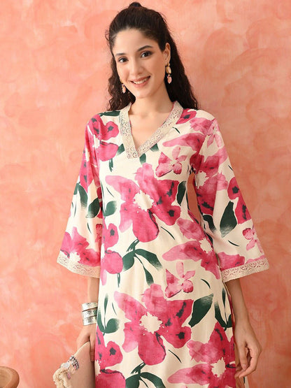 Women Floral Printed Kurta