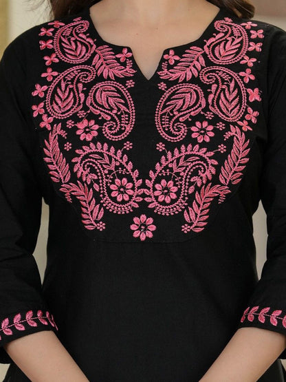 Women Ethnic Motifs Yoke Design Kurta