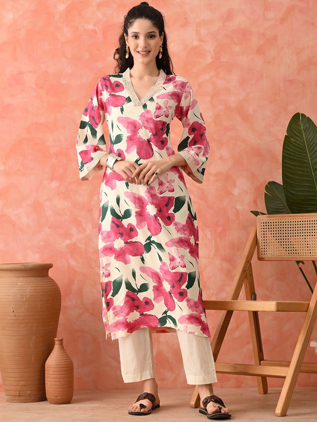 Women Floral Printed Kurta