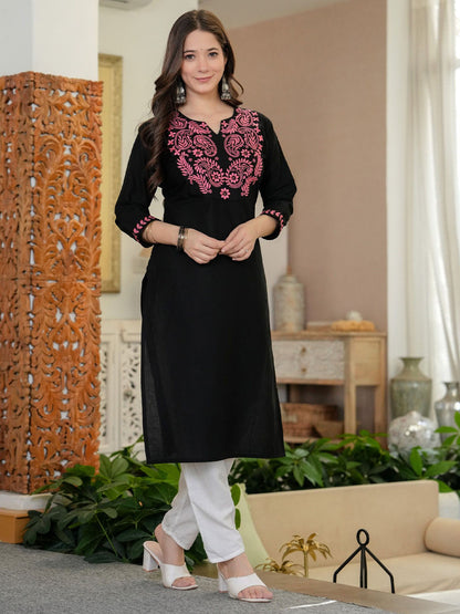 Women Ethnic Motifs Yoke Design Kurta