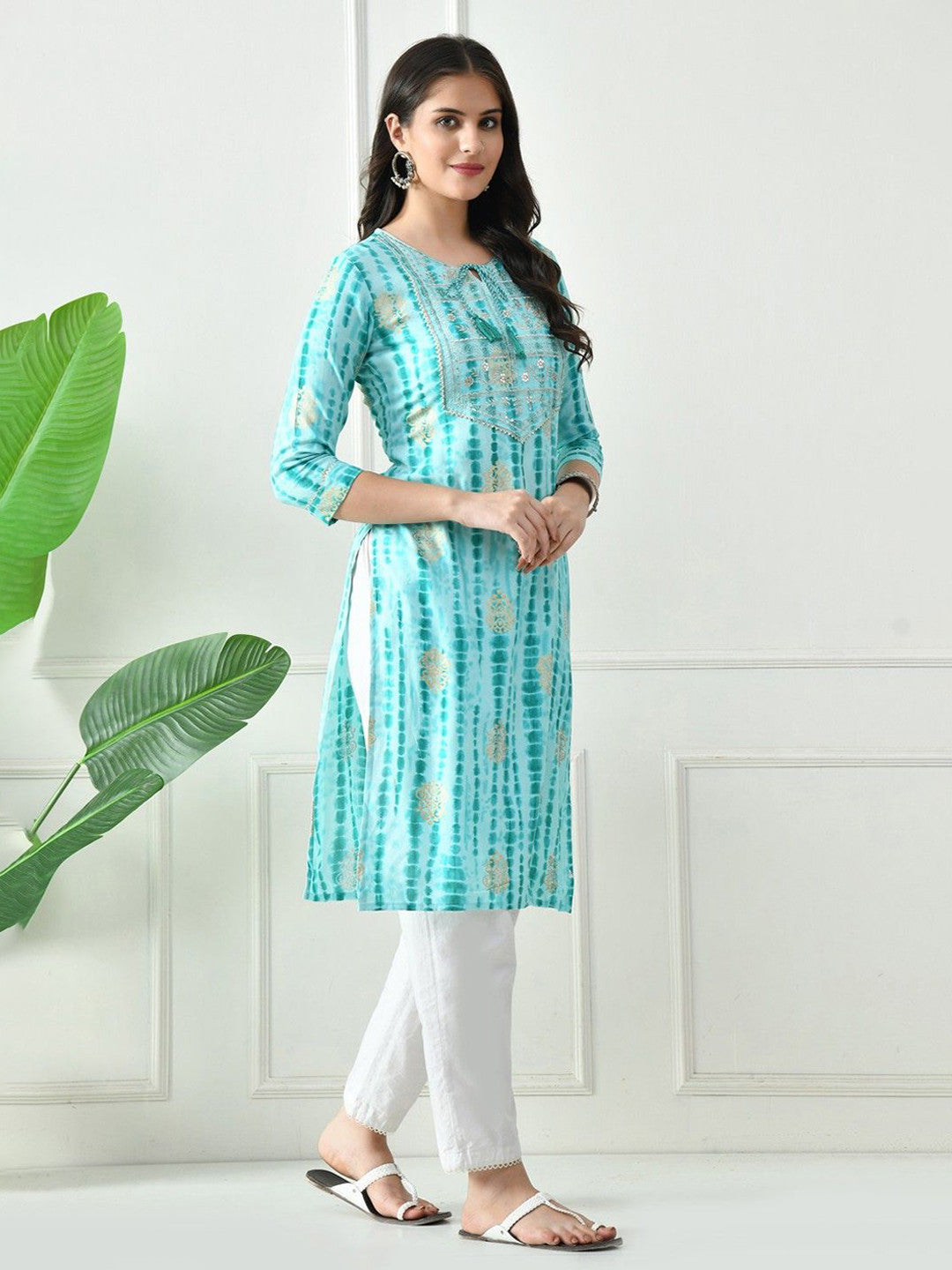 Women Ethnic Motifs Printed Daily Cotton A-Line Kurta