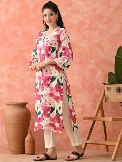 Women Floral Printed Kurta