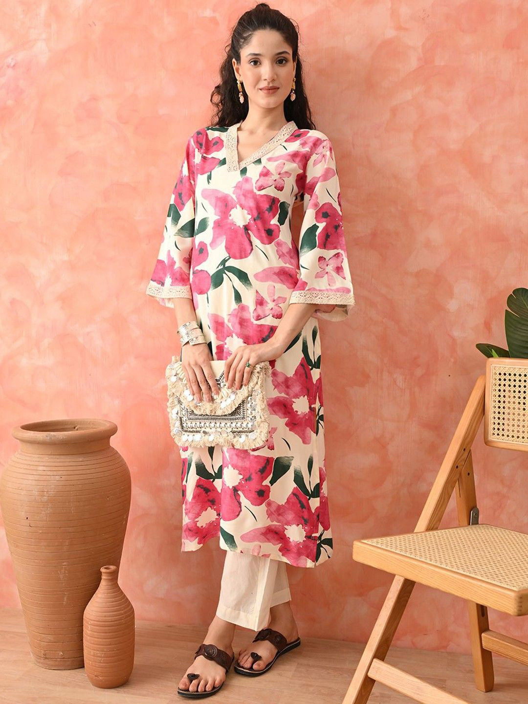 Women Floral Printed Kurta